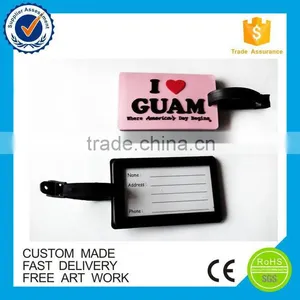 Custom Logo Rectangle Soft Pvc Golf Bag Tag thumbnail-5