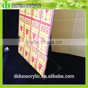 DDB-0131 Trade Assurance Cheap Acrylic Slanted Sign Holder thumbnail-6