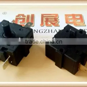 Chzjcz/Cooler Rotary Switch ,25mm Black Surface Circle Lighted Vandal Proof Cooler Rotary Switch thumbnail-2