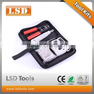 LS-K210N Network Tool Kit Include Network Cable Crimp Tool,insert Tool,network Cable Tester Set thumbnail-1