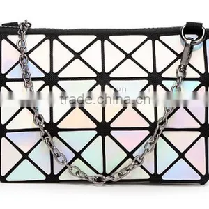 2016 Newest Design Lady Small Handbags With Plastic Check thumbnail-2