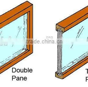 8mm Triple Double Silver Low-E Glass With ISO9001 and CCC Certificate thumbnail-3