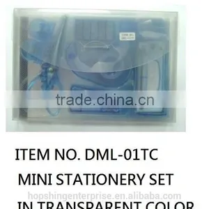 MINI STATIONERY SET IN TRANSPARENT COLOR thumbnail-1