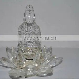 Transparent Artificial Crystal Flower thumbnail-1