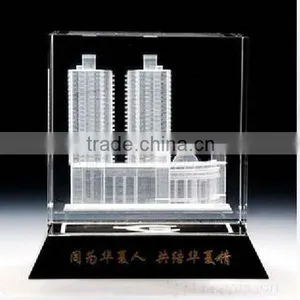 Selling Well All Over the World 3d Engraved Crystal Office Set thumbnail-1