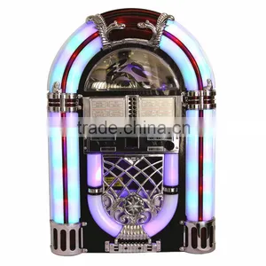 Desktop Vintage Radio Jukebox With cd Mp3 Player / Built in Bluetooth Speaker thumbnail-1
