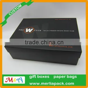 Whiskey Luxury Gift Boxes 50 Year Anniversary Vodka Wine Sets Custom Box thumbnail-2