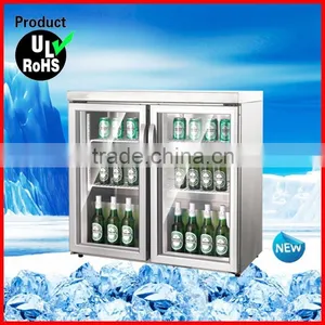 200L Commercial Conuter Top Electric Showcase Glass Refrigerator thumbnail-1