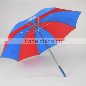 Promotional Golf Umbrella With Matched Color Handle Bright Colored Golf Umbrella thumbnail-1