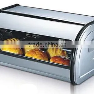 Stainless Steel Kitchen Bread Bin & Canister Set thumbnail-1