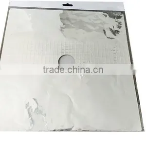 27*27 Square Aliminun Foil Burner Liner With One Hole thumbnail-4