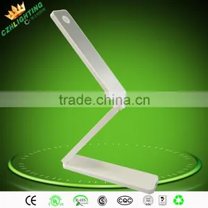 Silver Folding Light Led Desk Lamp With Calendar Alarm Clock thumbnail-2
