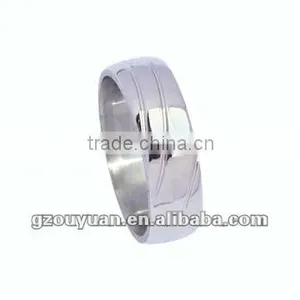 New Elegant Engraved Titanium Ring Lord of the Rings thumbnail-1
