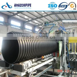 Large Diameter Steel Belt Reinforced Hdpe Pipe thumbnail-1