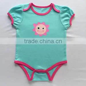 Embroidery Bird Applique Cotton Bodysuit thumbnail-2