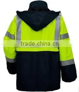 Yellow Safety Reflective Jacket ,reflective Safety Light Jacket,work Jacket With Reflective Stripes thumbnail-2