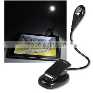 Gooseneck Novelty Clip USB LED Table Lamp With 1 LED Bulb 2-Level Brightness Travel Light Task Lighting thumbnail-5