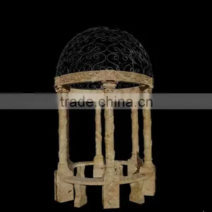 Garden Marble Gazebo With Beautifully Carved thumbnail-1