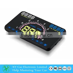 5.8 Inch Car HUD Head Up Display System OBD II Speed Monitor ,hud Speed Display XY-HUDE350 thumbnail-3