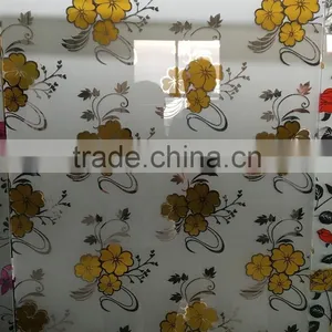 Acid Ice Glass Decorative for Door,decorative Glass for Windows for Iraq, Pakistan thumbnail-1