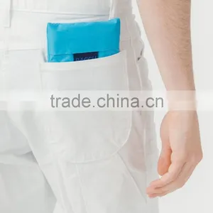 Reusable Grocery Bags | Foldable w/ Integrated String Pouch | Ripstop Nylon Tote thumbnail-4