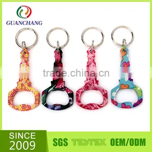 Wholesale Good Quality Cut Beer Custom Made Bottle Opener Key Chains thumbnail-5