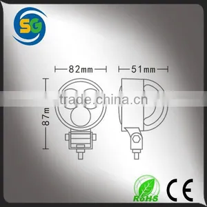 High Lumens Auto 9w Led Work Light thumbnail-4