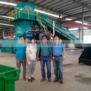 Carton Baler/ Automatic Carton Baling Press Machine/ Horizontal Carton Baler thumbnail-5