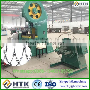40t Press Razor Puching Machine, Full Line Razor Barbed Wire Making Machine Big Factory Passed SGS ISO thumbnail-1