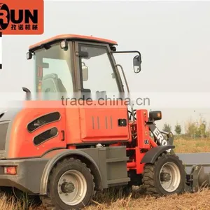 Everun ER08 Hydraulic Small Wheel Loader for Sale CE Certificated With Overseas Service thumbnail-3