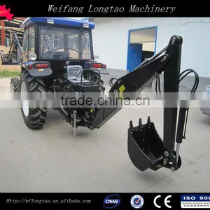 4wd Mini Farm Tractor With Front End Loader and Backhoe thumbnail-2