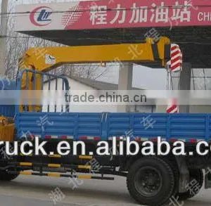 DongFeng Brand 4*2 Truck With Crane,lorry Loading Crane thumbnail-1