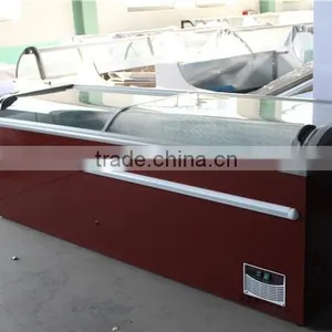 European Island Ark Series Supermaket Freezer With CE/ Fridge Freezer / Refrigerator for Meat Refrigerator Showcase thumbnail-3