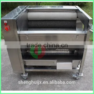 Large Brush Peeling Machine Multifunction Vegetable Washer Automatic Root Vegetable Peeling Machine thumbnail-3