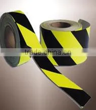 Yellow and Black PVC Adhesive Warning Tape thumbnail-1
