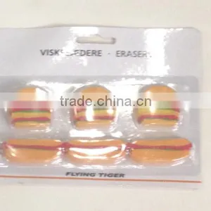 Hambuger Food Shaped Erasers thumbnail-1