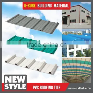 Fashion Popular Carport Covers Pvc New Plastic Roof Tile thumbnail-1