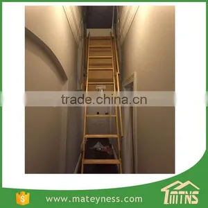 Folding Wooden Attic Ladder thumbnail-1