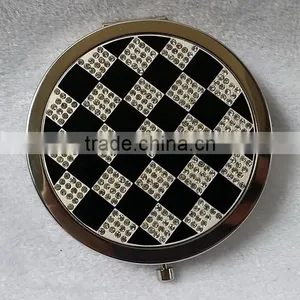 High Quality Compact Mirror With 312pcs Rhinestones thumbnail-1