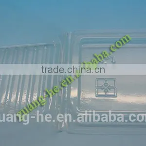 100% Compostable Disposable Transparent PLA Plastic Sandwitch Box /Compostable Plastic Cake Slice thumbnail-5