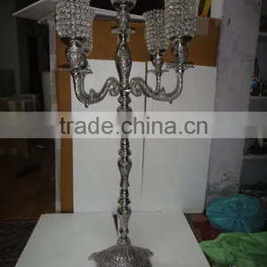 NEw Wedding Decorative Candelabra, Centerpiece For Wedding Decoration/ NEw Crystal Candelabra thumbnail-3