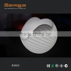 2016 New Hug Curve Sofa Plastic LED Sofa thumbnail-3