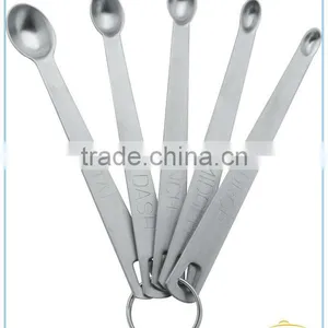 Stainless Steel Measuring Spoons 5pcs Different Size thumbnail-1