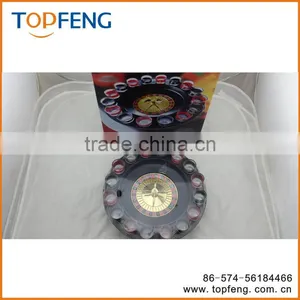 Drinking Roulette Set , 16 Shot Turntable Drinking Roulette Set thumbnail-1