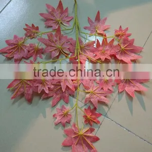 CHY070910 Artificial Red Maple Tree Leave/hanging Maple Leaf/decorative Tree Leave Craft thumbnail-3