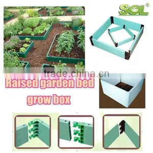 Garden Supplies Modular Box Planter Plastic Raised Garden Grow Box thumbnail-1