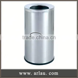 Arlau Outdoor Recycling Garbage Bin Waste Bin,Round Hotel Garbage Bin,Trash Can For Sale thumbnail-1
