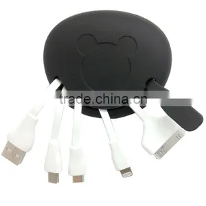 Multi Purpose Usb Cable 4 in 1 For Samusng/Iphone/Ipad/micro Charging/sync thumbnail-3