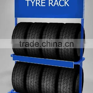 Steel 2 Tier Wheel Rack thumbnail-1