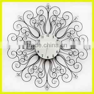 Home Decoration DIY Crystal Mirror Wall Clocks Wall Art Watch thumbnail-1